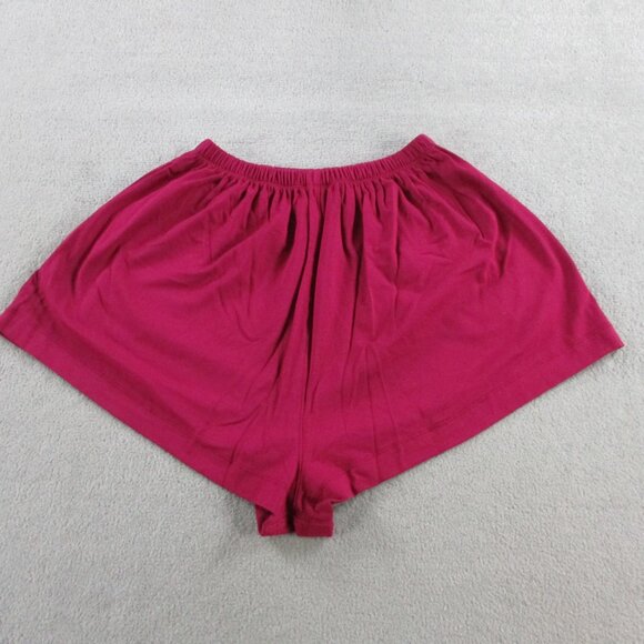 Lunya Slumberknit Long Sleeve Henley Short Set Womens XS Pomegranate Red Pajamas - Picture 5 of 16